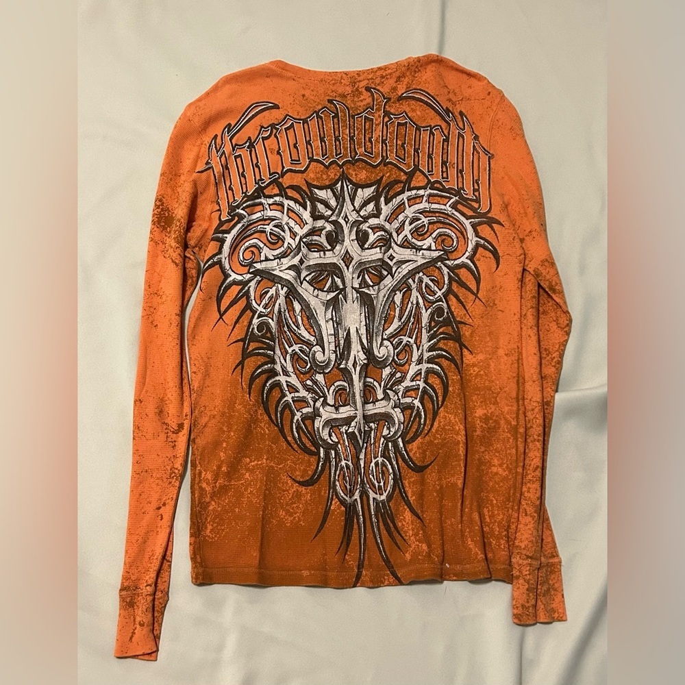 Affliction Throwdown Havoc Thermal Long Sleeve - L - Picture 7 of 9
